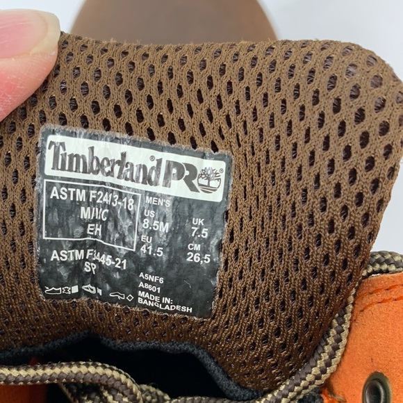 Timberland Pro Titan EV work boots shoe hiking safety toe leather men new 8.5